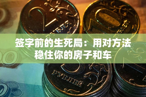 北京签字前的生死局：用对方法稳住你的房子和车