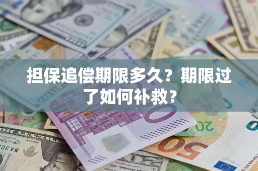北京担保追偿期限多久？期限过了如何补救？