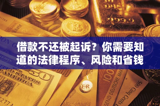 北京借款不还被起诉？你需要知道的法律程序、风险和省钱技巧